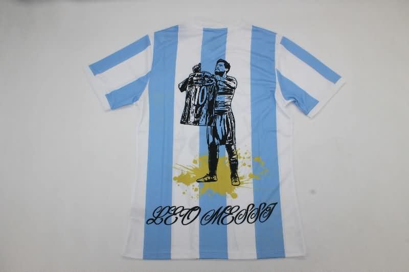 Thailand Quality(AAA) 2025 Argentina MESSI Special Soccer Jersey (Player) 02