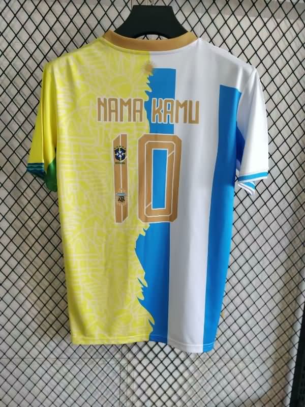 Thailand Quality(AAA) 2025 Argentina Special Soccer Jersey 03