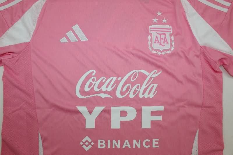Thailand Quality(AAA) 2025 Argentina Training Soccer Jersey 02