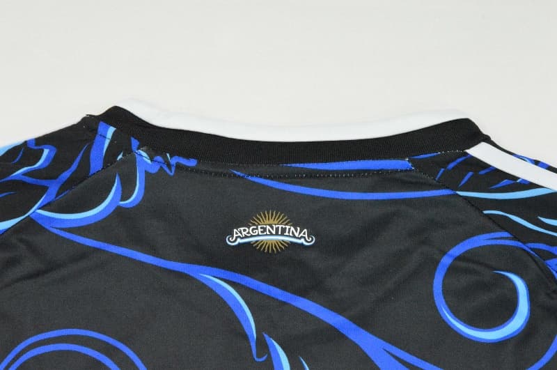 Thailand Quality(AAA) 2026 Argentina World Cup Away Long Sleeve Soccer Jersey