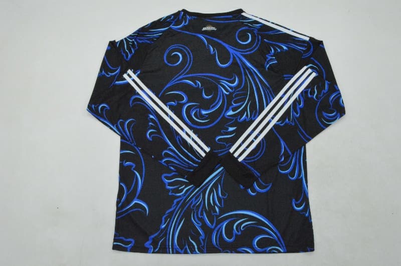 Thailand Quality(AAA) 2026 Argentina World Cup Away Long Sleeve Soccer Jersey