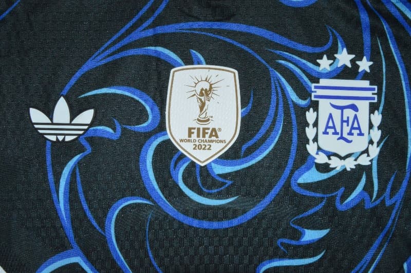 Thailand Quality(AAA) 2026 Argentina World Cup Away Long Sleeve Soccer Jersey (Player)