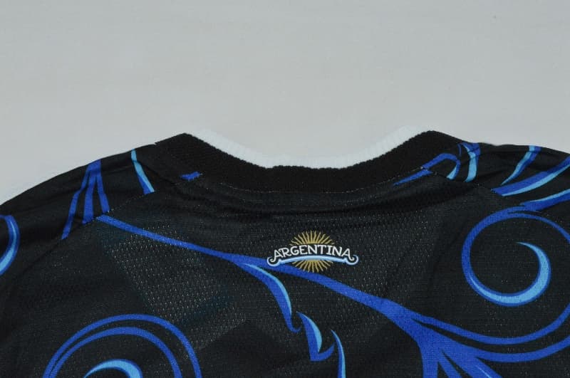 Thailand Quality(AAA) 2026 Argentina World Cup Away Long Sleeve Soccer Jersey (Player)