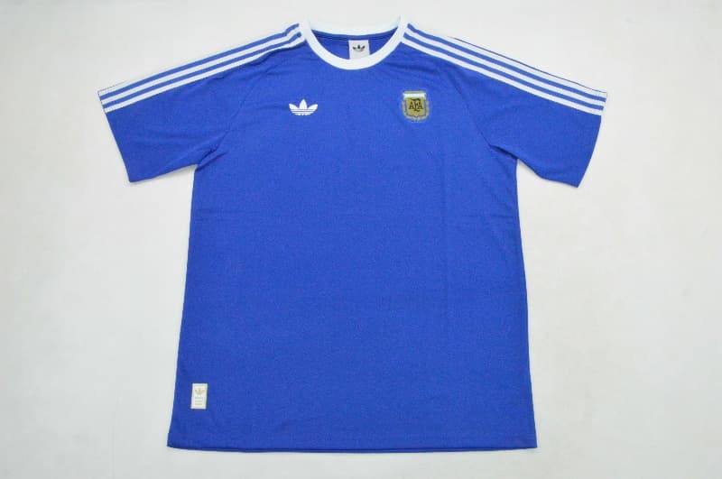 Thailand Quality(AAA) 2026 Argentina Blue Soccer Jersey
