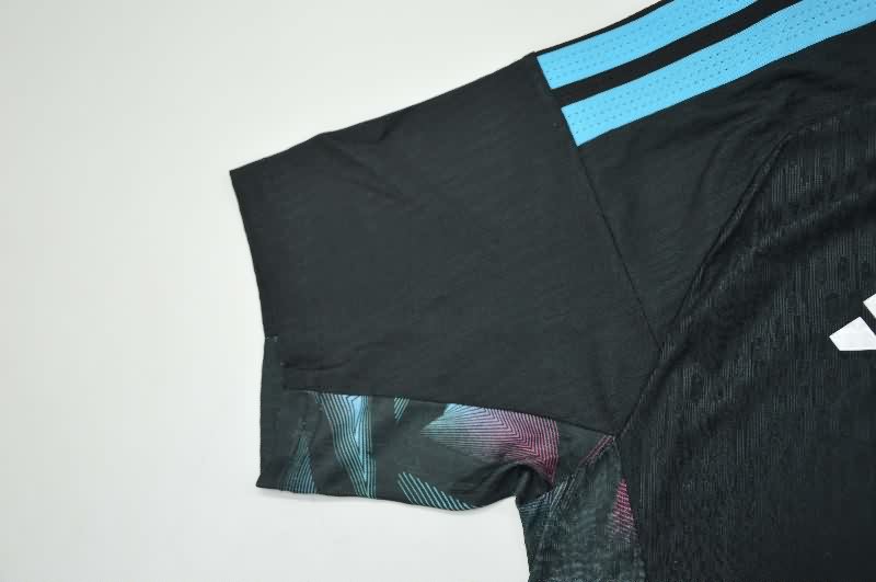 Thailand Quality(AAA) 2026 Argentina World Cup Goalkeeper Black Soccer Jersey (Player)