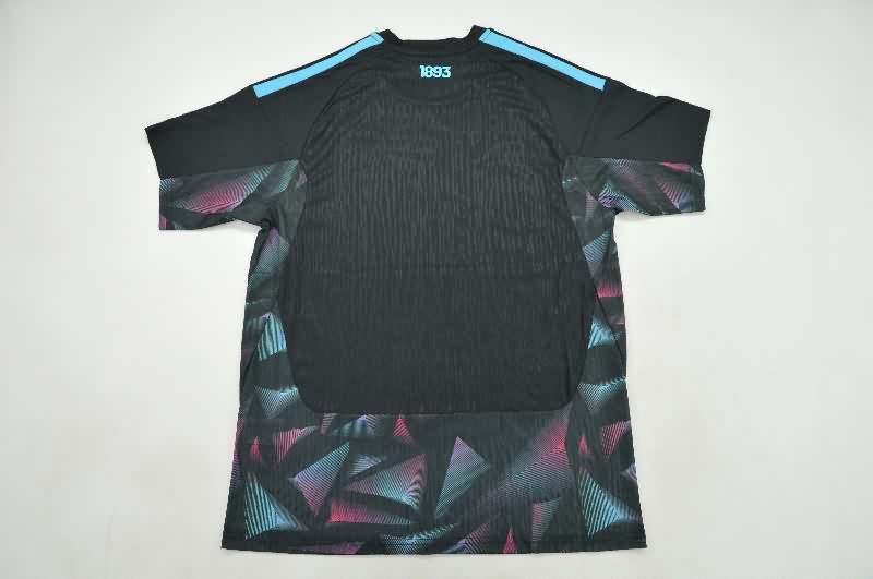 Thailand Quality(AAA) 2026 Argentina World Cup Goalkeeper Black Soccer Jersey (Player)