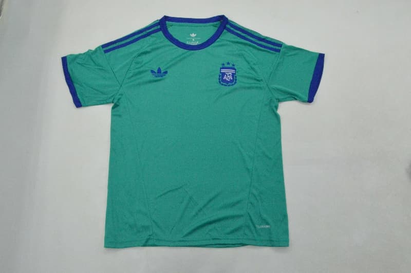 Thailand Quality(AAA) 2026 Argentina World Cup Goalkeeper Green Soccer Jersey