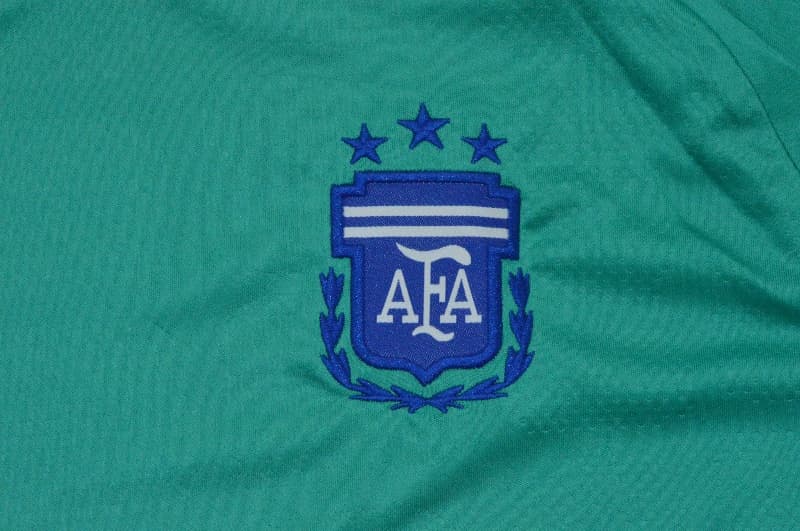 Thailand Quality(AAA) 2026 Argentina World Cup Goalkeeper Green Soccer Jersey