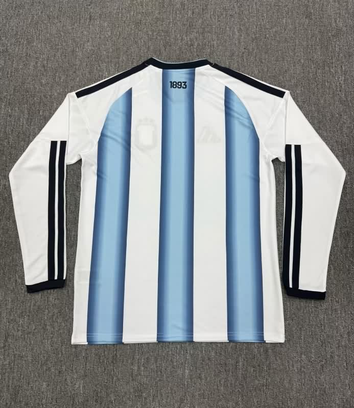Thailand Quality(AAA) 2026 Argentina World Cup Home Long Sleeve Soccer Jersey