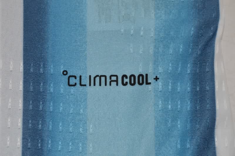 Thailand Quality(AAA) 2026 World Cup Argentina Home Long Sleeve Soccer Jersey (Player)