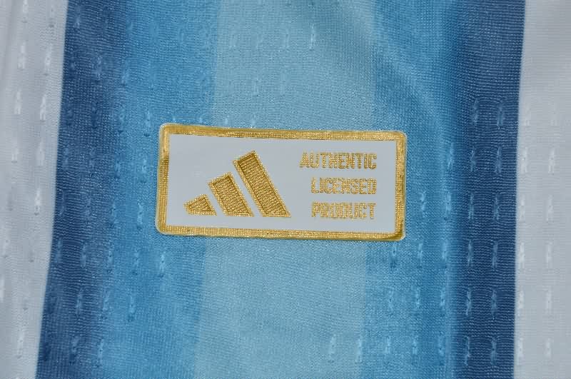 Thailand Quality(AAA) 2026 World Cup Argentina Home Long Sleeve Soccer Jersey (Player)