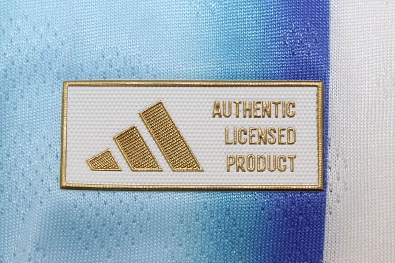 Thailand Quality(AAA) 2026 Argentina Home Soccer Jersey (Player)