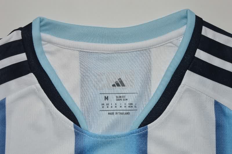 Thailand Quality(AAA) 2026 Argentina World Cup Home Women Soccer Jersey