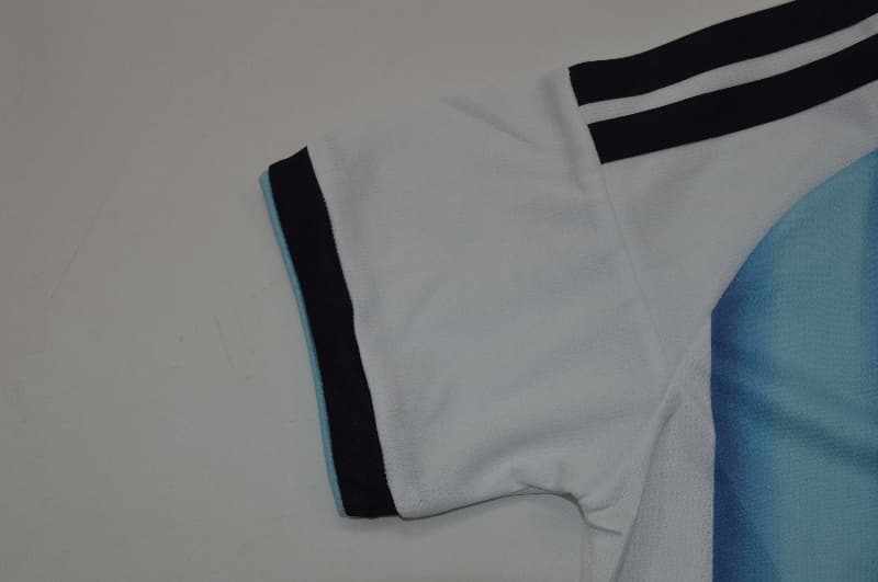 Thailand Quality(AAA) 2026 Argentina Home Women Cropped Soccer Jersey