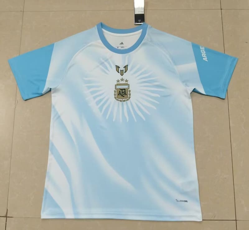 Thailand Quality(AAA) 2026 Argentina Training Soccer Jersey 04