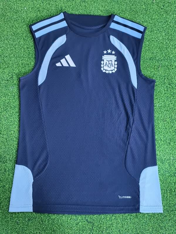 Thailand Quality(AAA) 2026 Argentina Training Vest Soccer Jersey 02