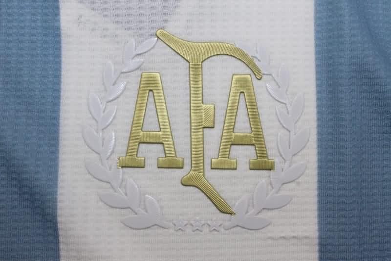 Thailand Quality(AAA) 50th Argentina Anniversary Long Sleeve Soccer Jersey