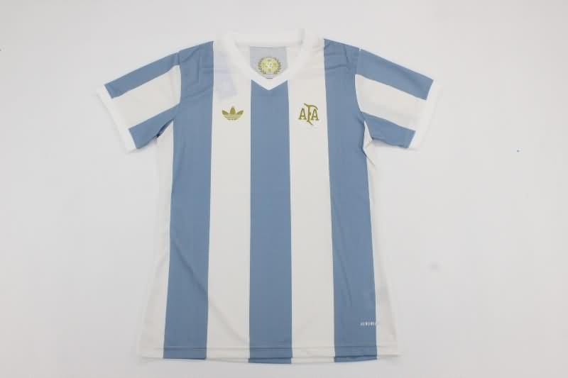 Thailand Quality(AAA) 50th Argentina Anniversary Women Soccer Jersey