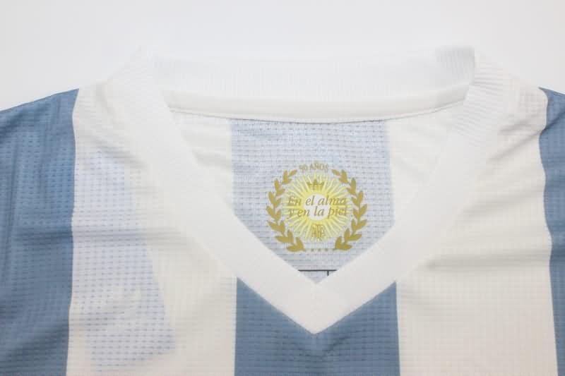Thailand Quality(AAA) 50th Argentina Anniversary Women Soccer Jersey
