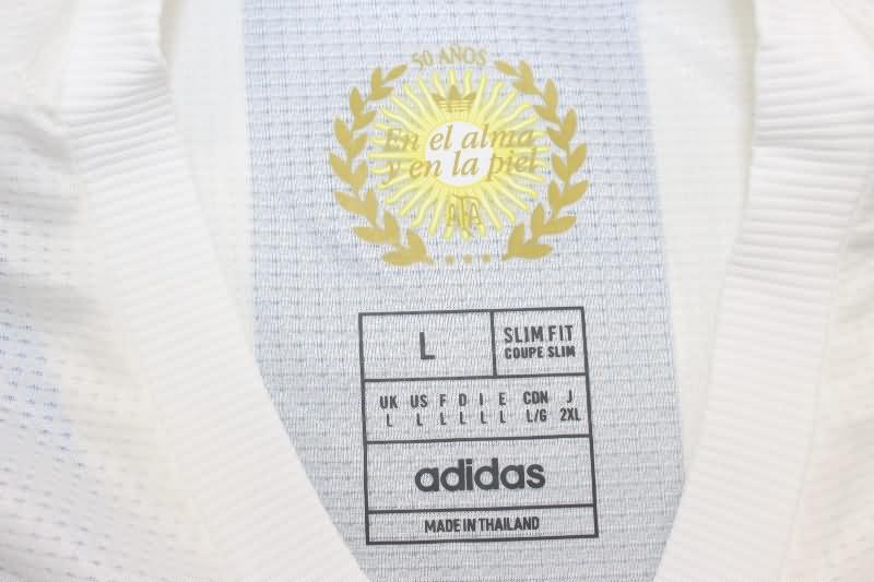 Thailand Quality(AAA) 50th Argentina Anniversary Women Soccer Jersey