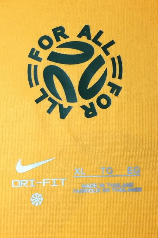 Thailand Quality(AAA) 2023 Australia Home Soccer Jersey