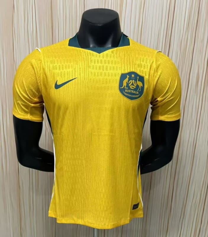 Thailand Quality(AAA) 2026 Australia World Cup Home Soccer Jersey (Player)