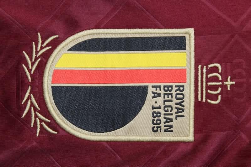 Thailand Quality(AAA) 2024 Belgium Home Soccer Jersey