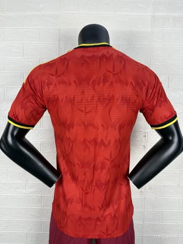 Thailand Quality(AAA) 2025 Belgium Home Soccer Jersey (Player)