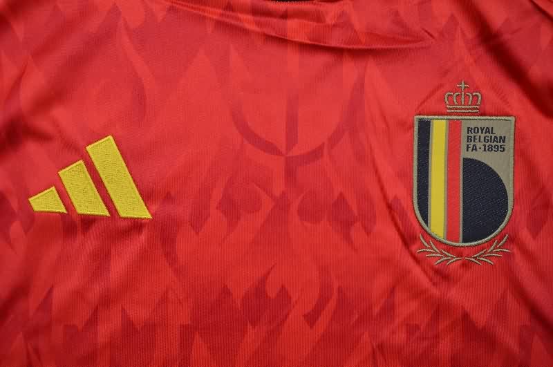 Thailand Quality(AAA) 2026 Belgium World Cup Home Soccer Jersey