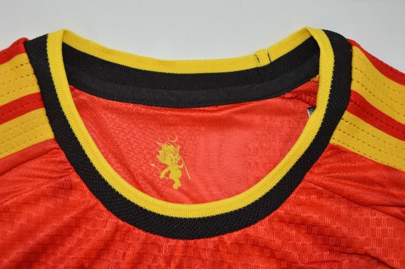 Thailand Quality(AAA) 2026 Belgium World Cup Home Soccer Jersey (Player)