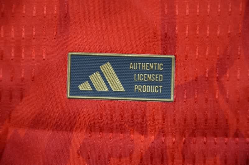 Thailand Quality(AAA) 2026 Belgium World Cup Home Soccer Jersey (Player)