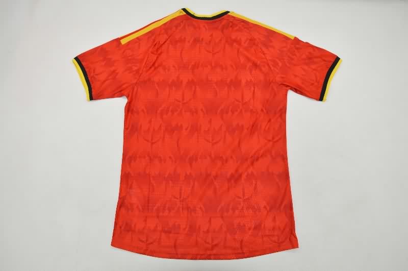 Thailand Quality(AAA) 2026 Belgium World Cup Home Soccer Jersey (Player)