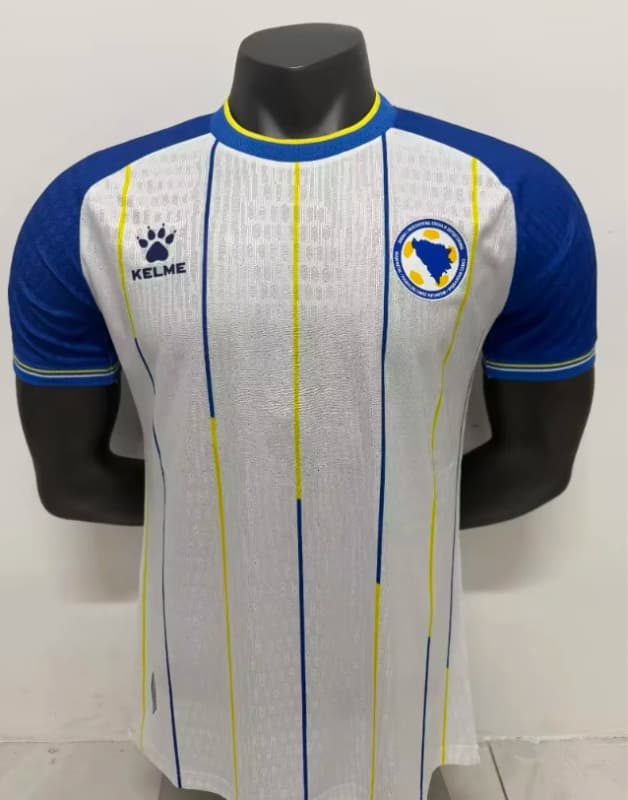 Thailand Quality(AAA) 2026 Bosnia Herzegovina World Cup Away Soccer Jersey (Player)