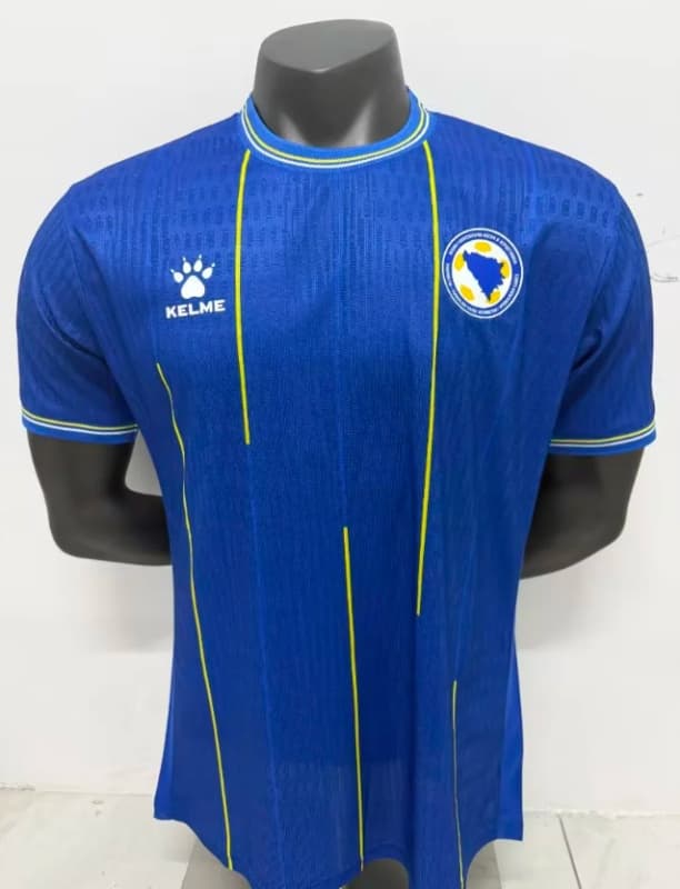 Thailand Quality(AAA) 2026 Bosnia Herzegovina World Cup Home Soccer Jersey (Player)