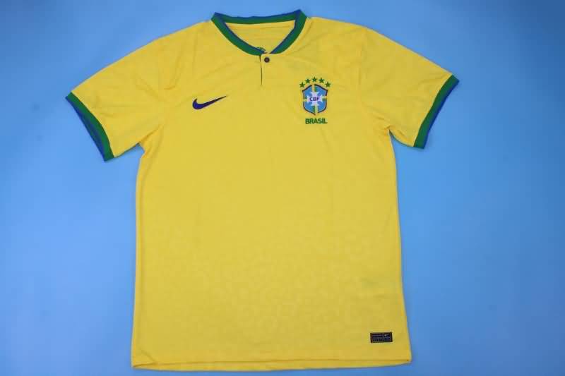 Thailand Quality(AAA) 2022 World Cup Brazil Home Soccer Jersey