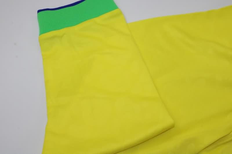 Thailand Quality(AAA) 2022 World Cup Brazil Home Long Slevee Soccer Jersey
