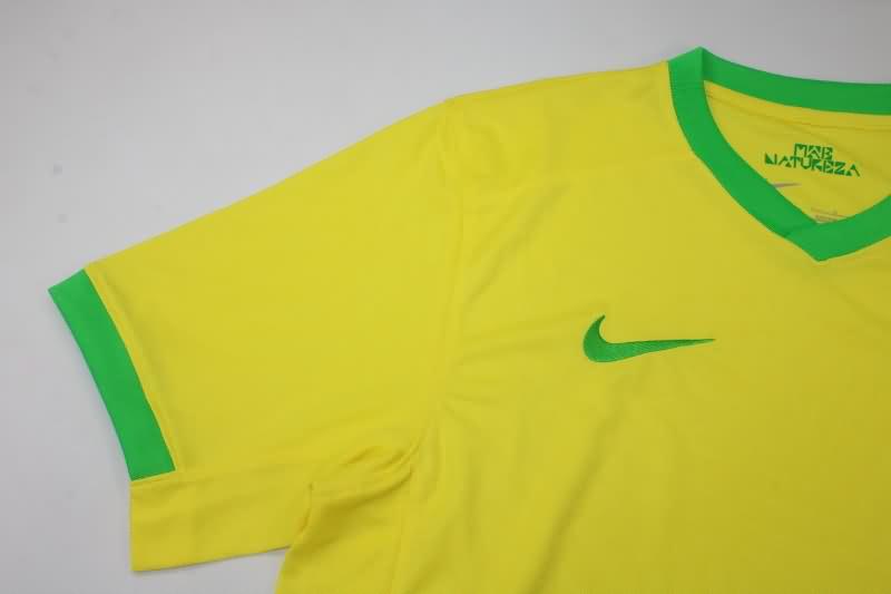 Thailand Quality(AAA) 2023 Brazil Home Soccer Jersey