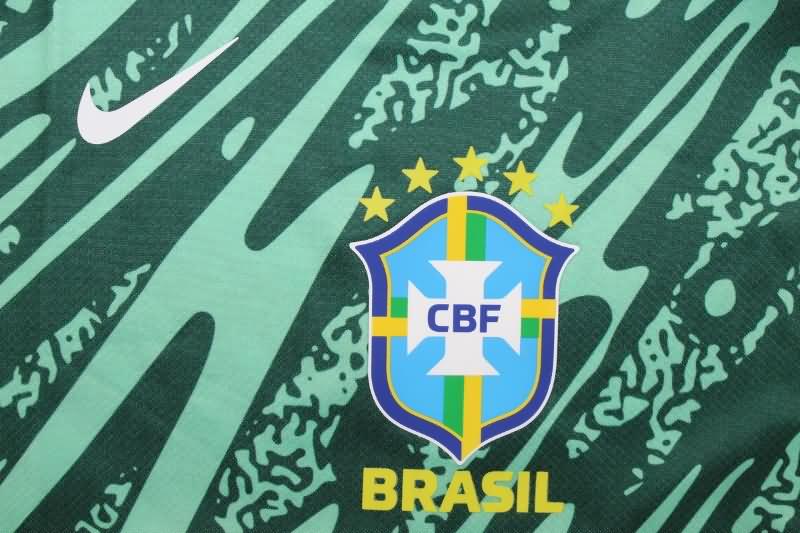 Thailand Quality(AAA) 2024 Brazil Copa America Goalkeeper Green Soccer Jersey