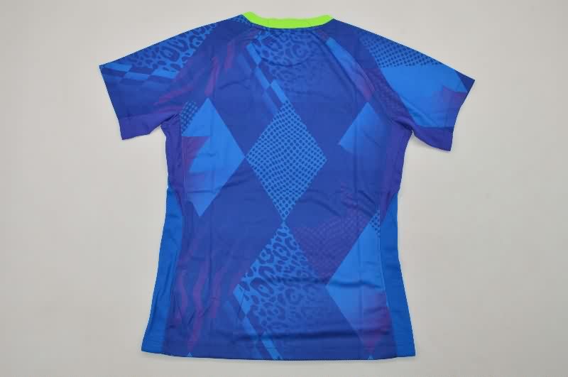 Thailand Quality(AAA) 2025 Brazil Away Women Soccer Jersey