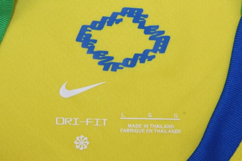 Thailand Quality(AAA) 2025 Brazil Home Soccer Jersey