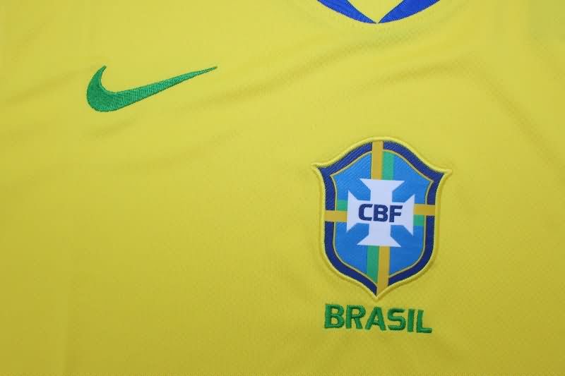 Thailand Quality(AAA) 2025 Brazil Home Soccer Jersey