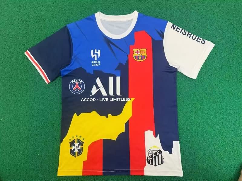 Thailand Quality(AAA) 2025 Brazil NEYMAR Special Soccer Jersey 02