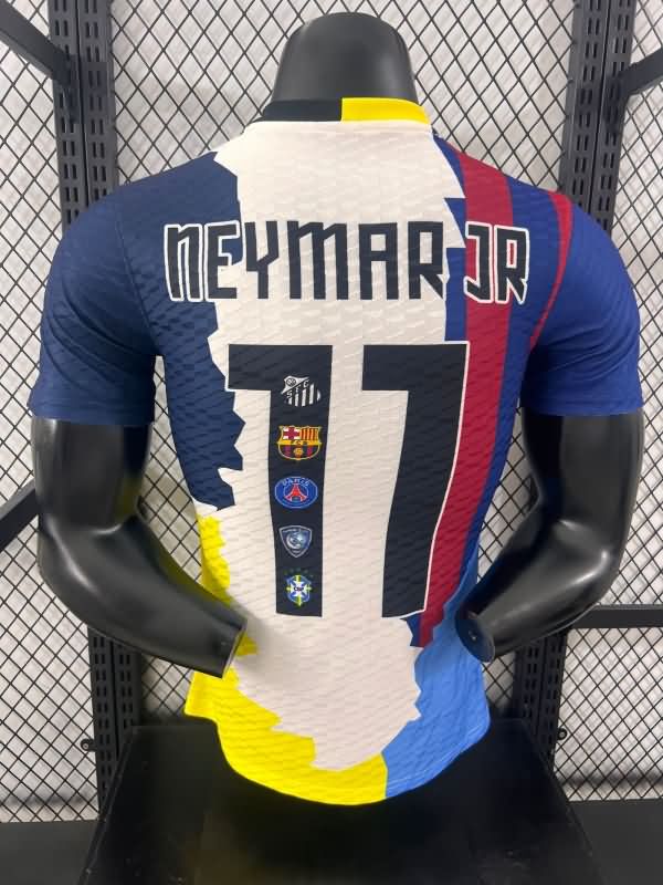 Thailand Quality(AAA) 2025 Brazil NEYMAR Special Soccer Jersey (Player)