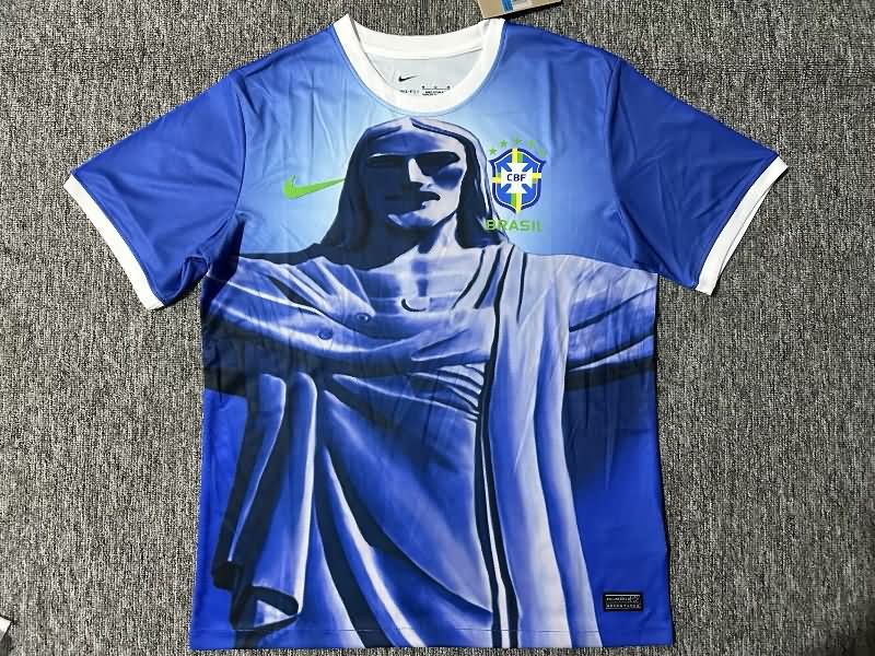 Thailand Quality(AAA) 2025 Brazil Special Soccer Jersey 02