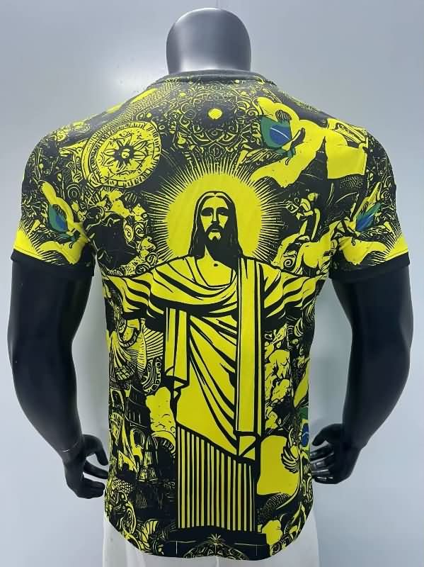 Thailand Quality(AAA) 2025 Brazil Special Soccer Jersey 05