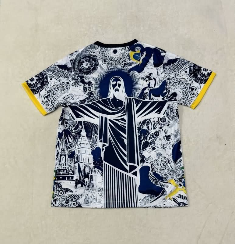 Thailand Quality(AAA) 2025 Brazil Special Soccer Jersey 13