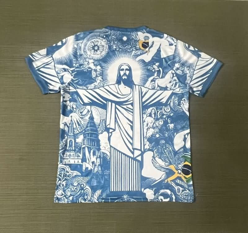 Thailand Quality(AAA) 2025 Brazil Special Soccer Jersey 14