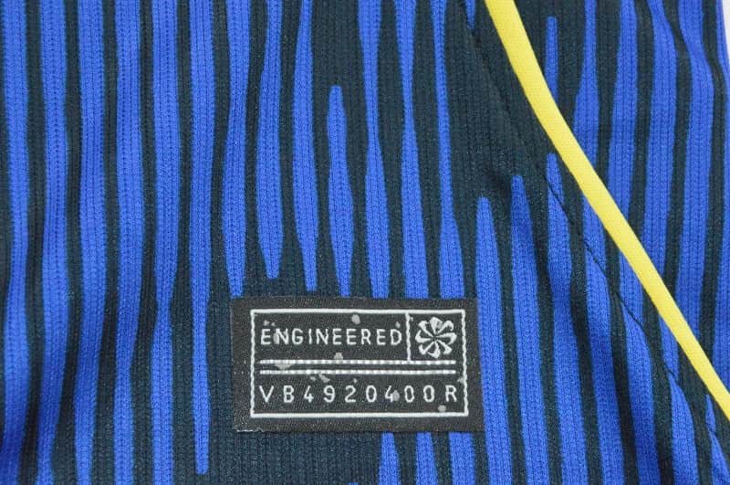 Thailand Quality(AAA) 2026 Brazil Away Long Sleeve Soccer Jersey