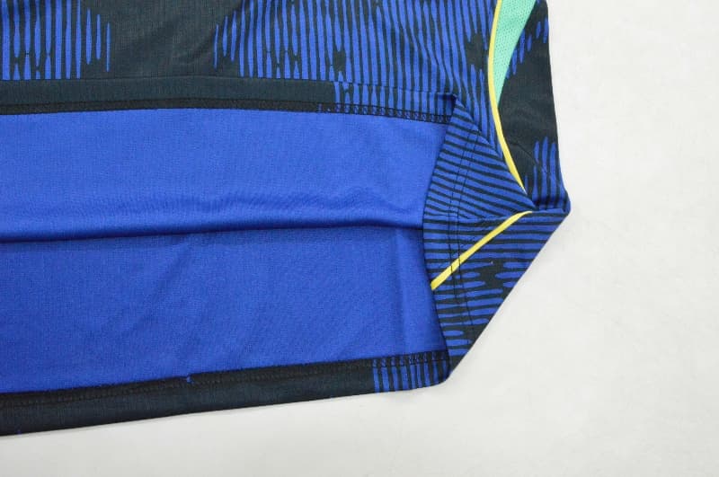 Thailand Quality(AAA) 2026 Brazil Away Long Sleeve Soccer Jersey