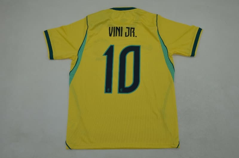 Thailand Quality(AAA) 2026 Brazil Home Soccer Jersey